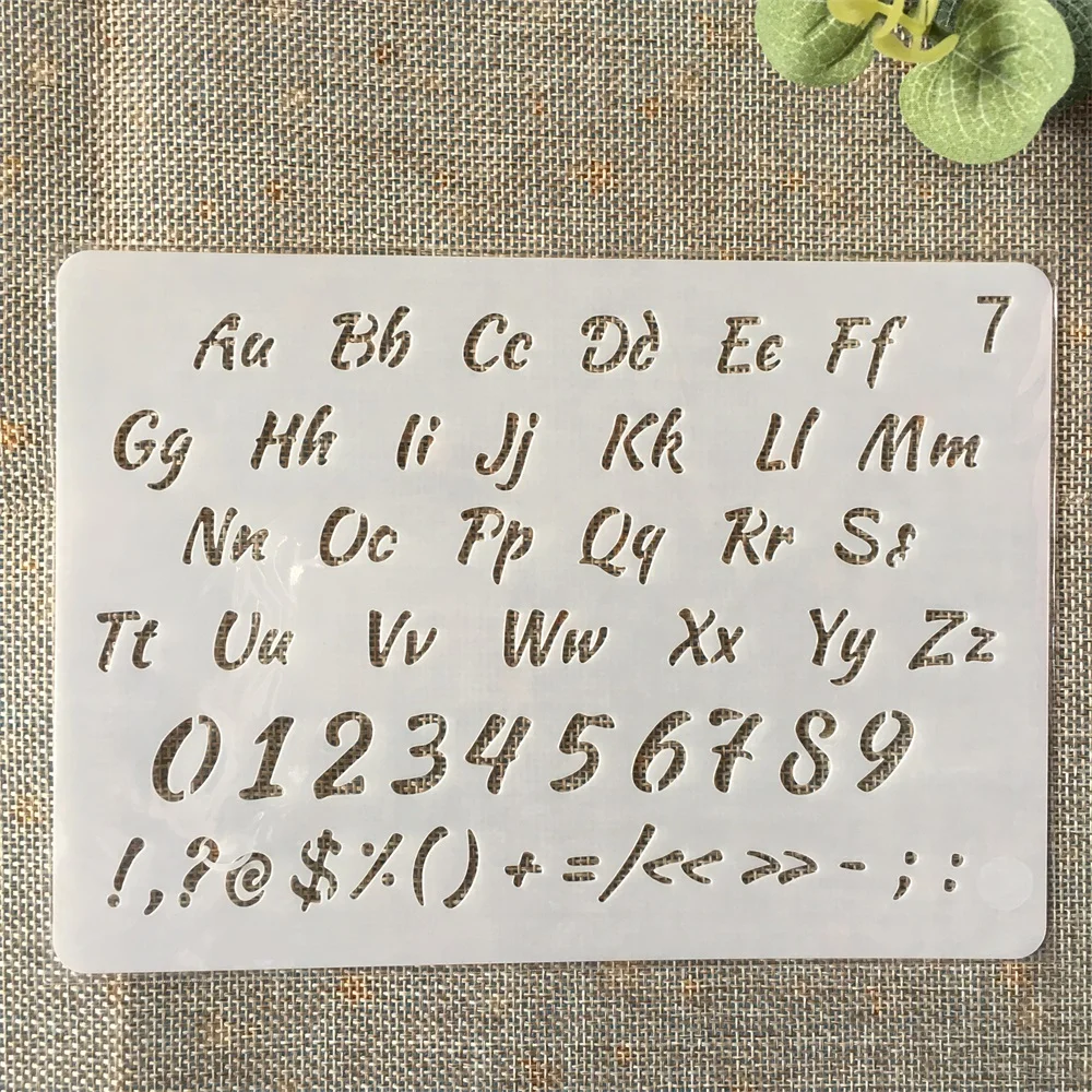 Photography Font - 18cm Alphabet English Letters DIY Layering