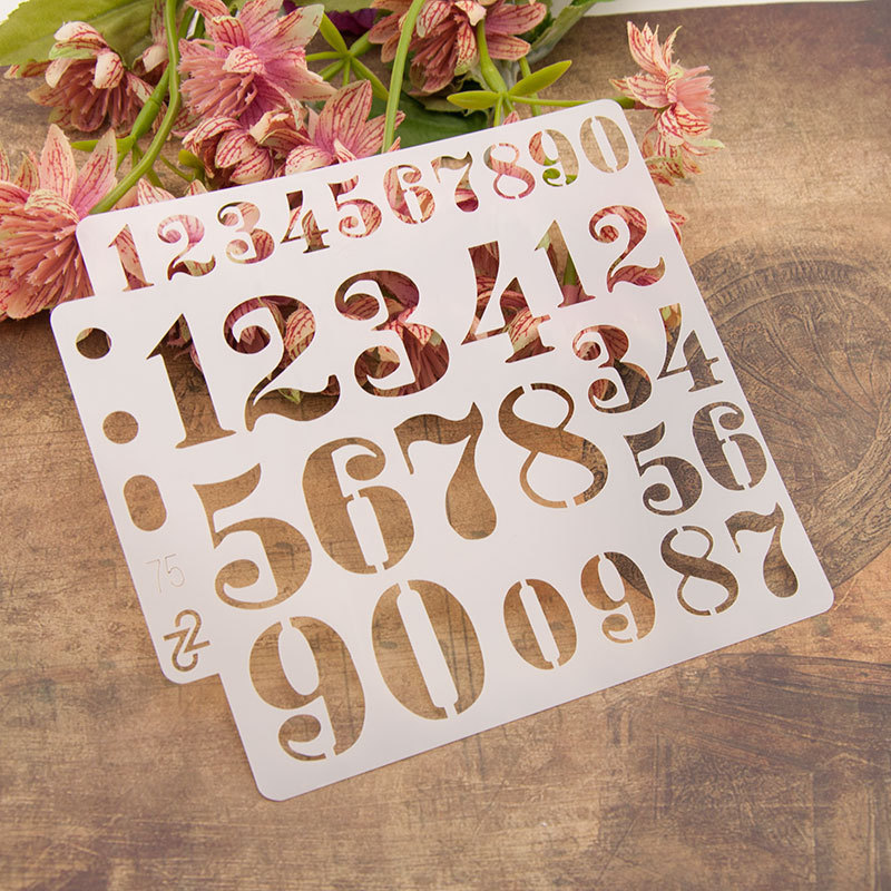 Photography Font - DIY Craft Alphabet Letter Stencils Template