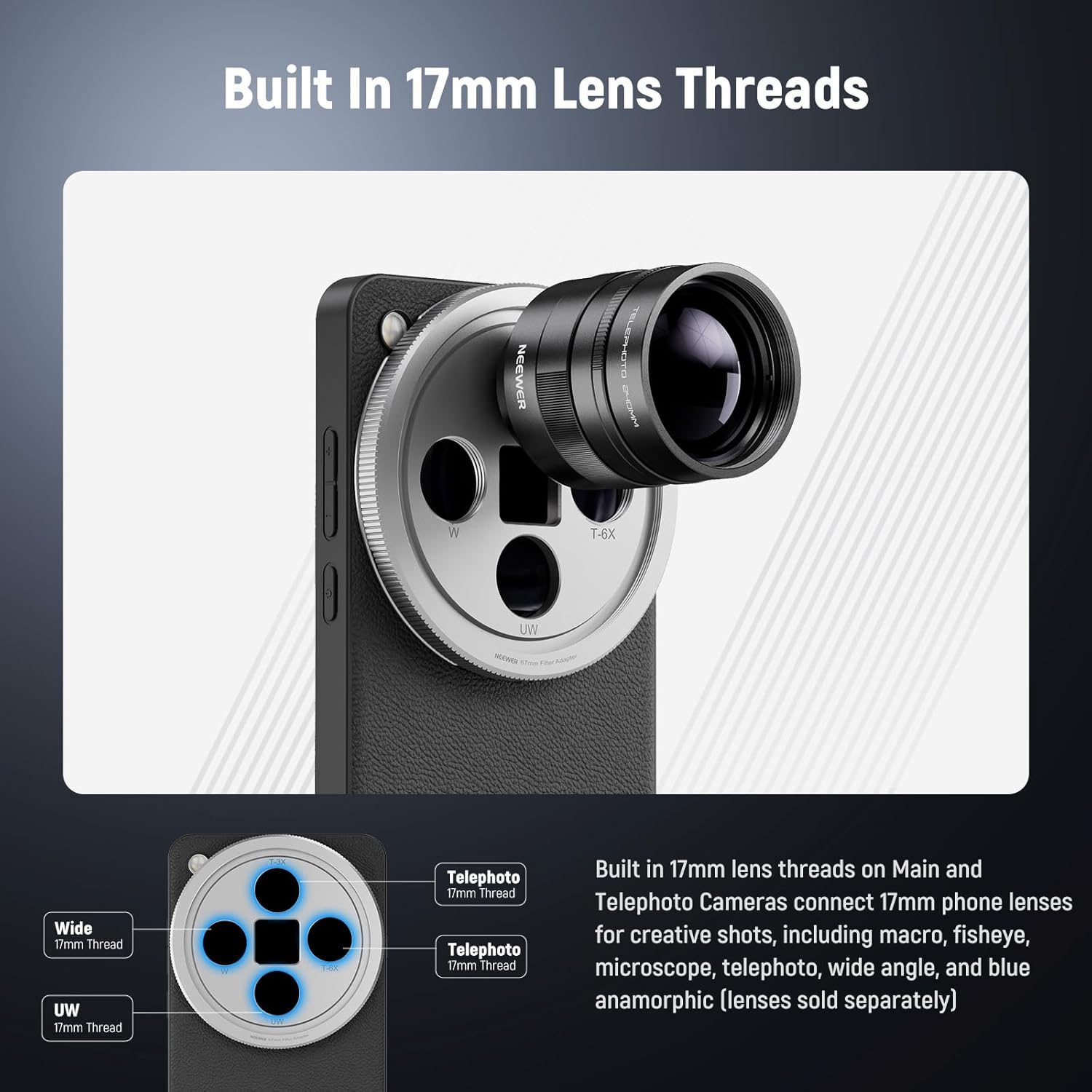 NEEWER Protective Cell Phone C - огляд і ціна Photography Kit Xiaomi 15 Ultra