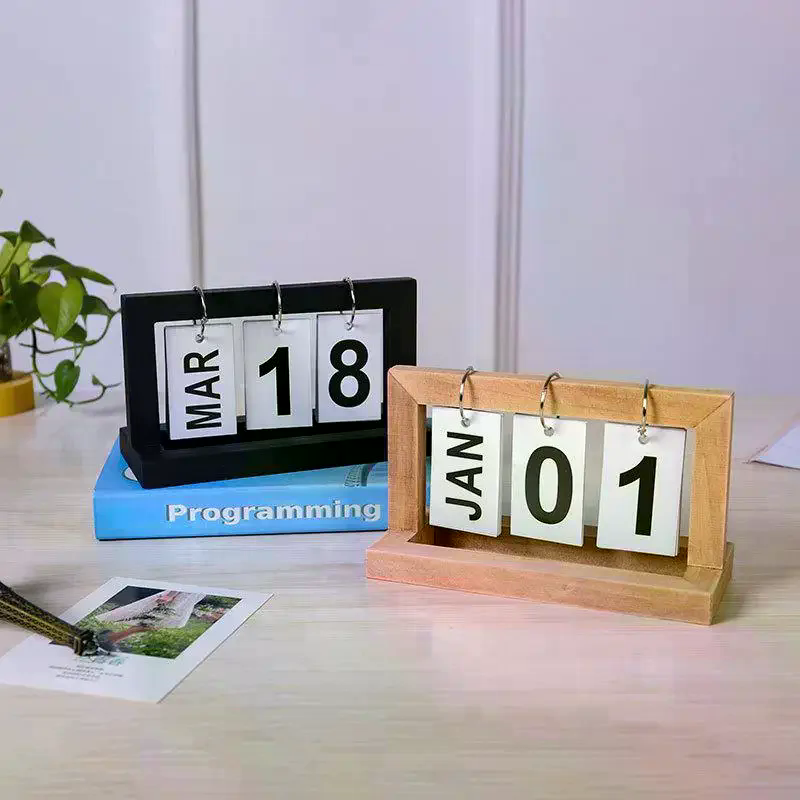 Perpetual Calendar Wooden Flip - огляд і ціна Photography Date