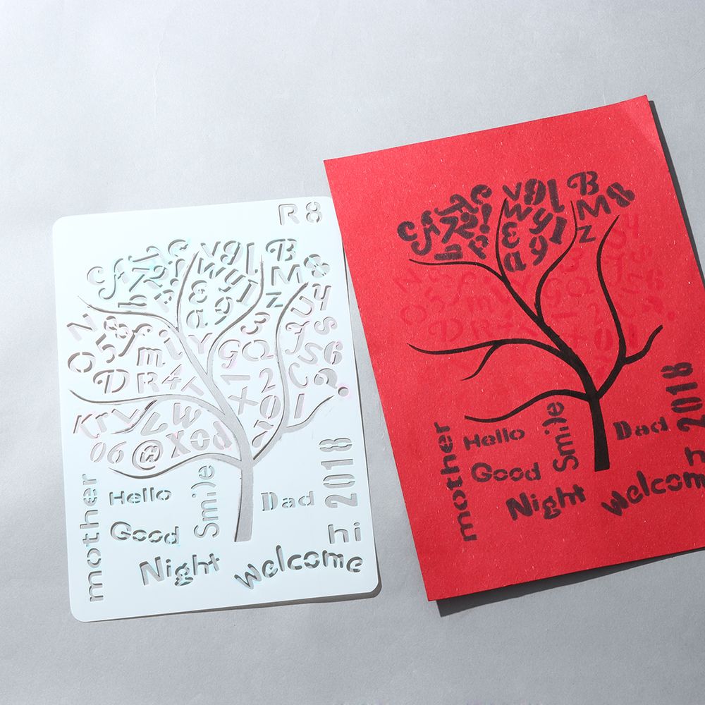 New Hollow Layering Stencils W - огляд і ціна Photography Font