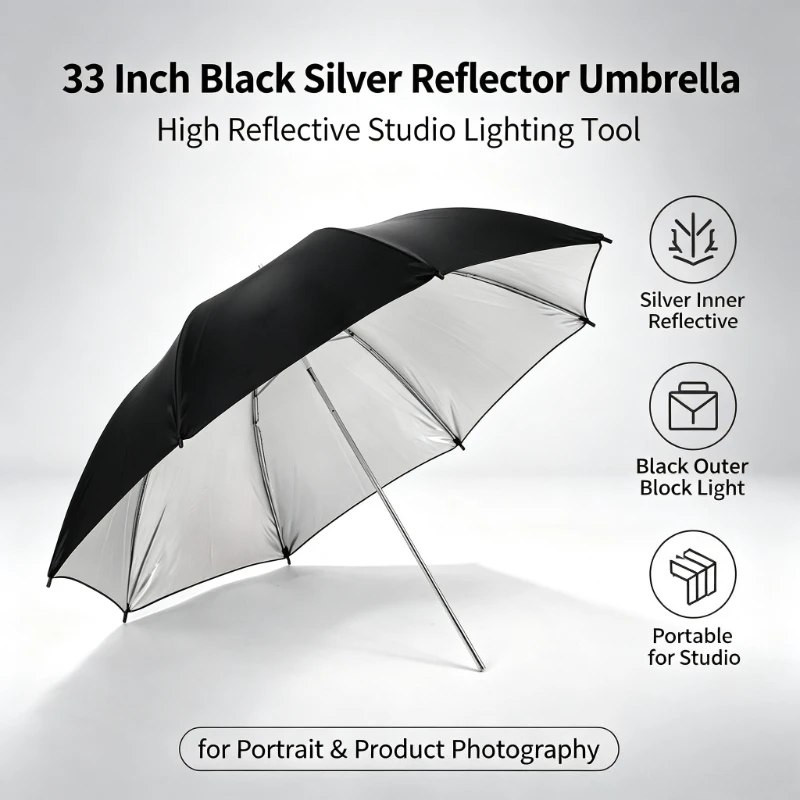 2026 Black Durable 33-inch Ref - огляд і ціна Photography Umbrella Lights