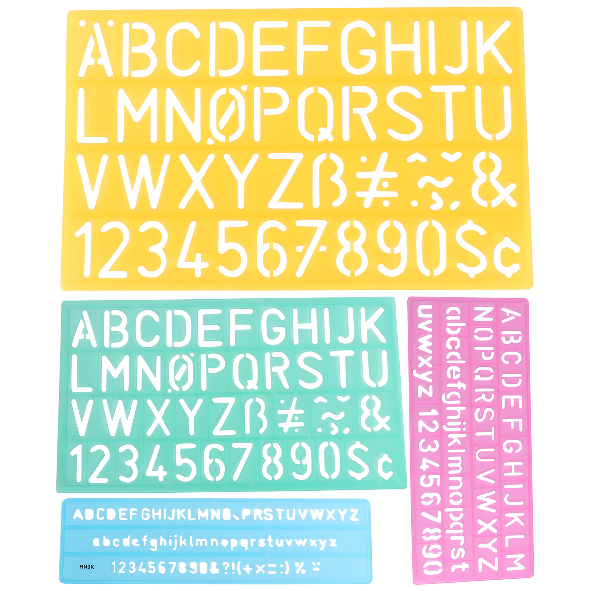 4PCS Alphabet Stencils Set Let - огляд і ціна Photography Font