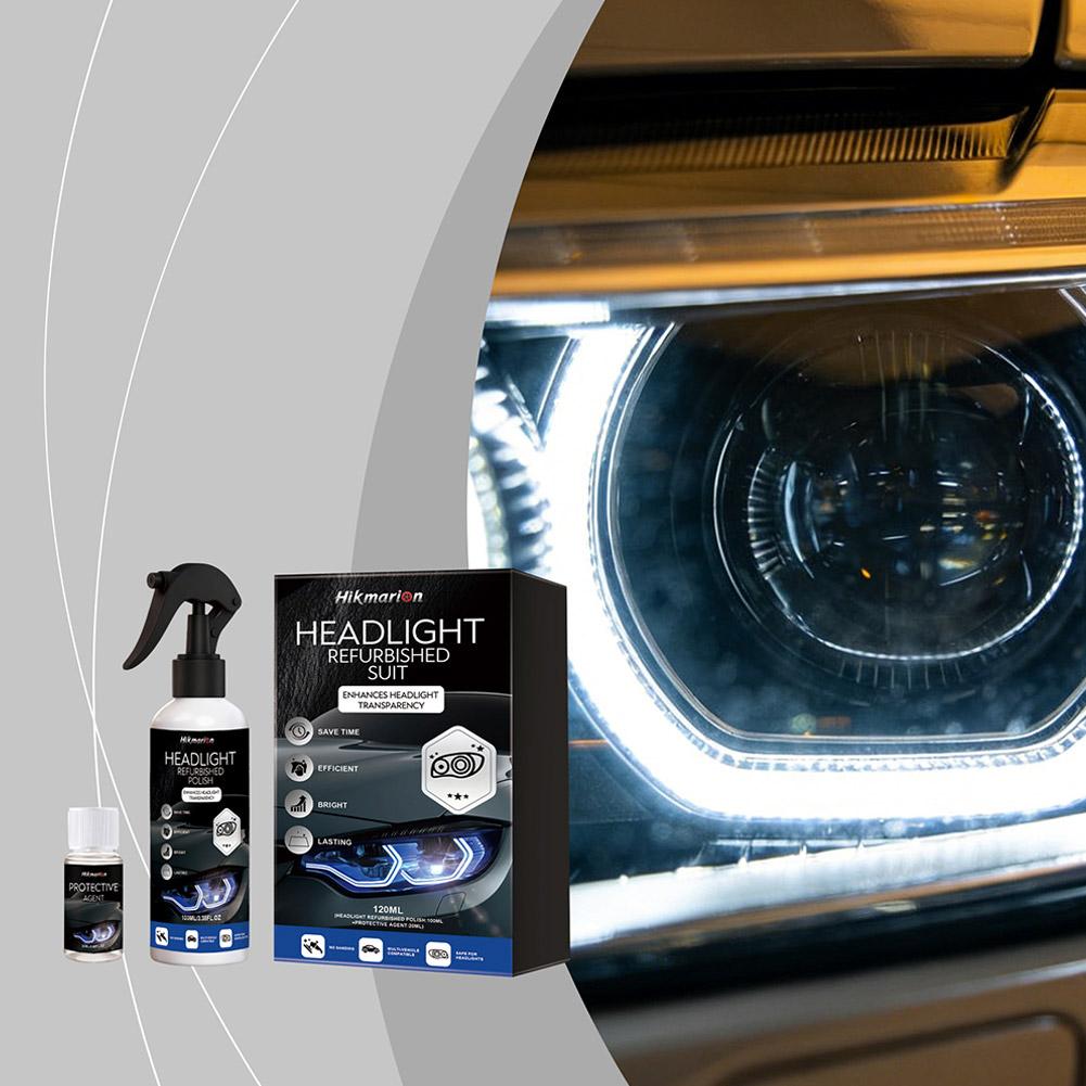 100ml+20ml Car Headlights Rest - огляд і ціна Lens Cleaning Kit