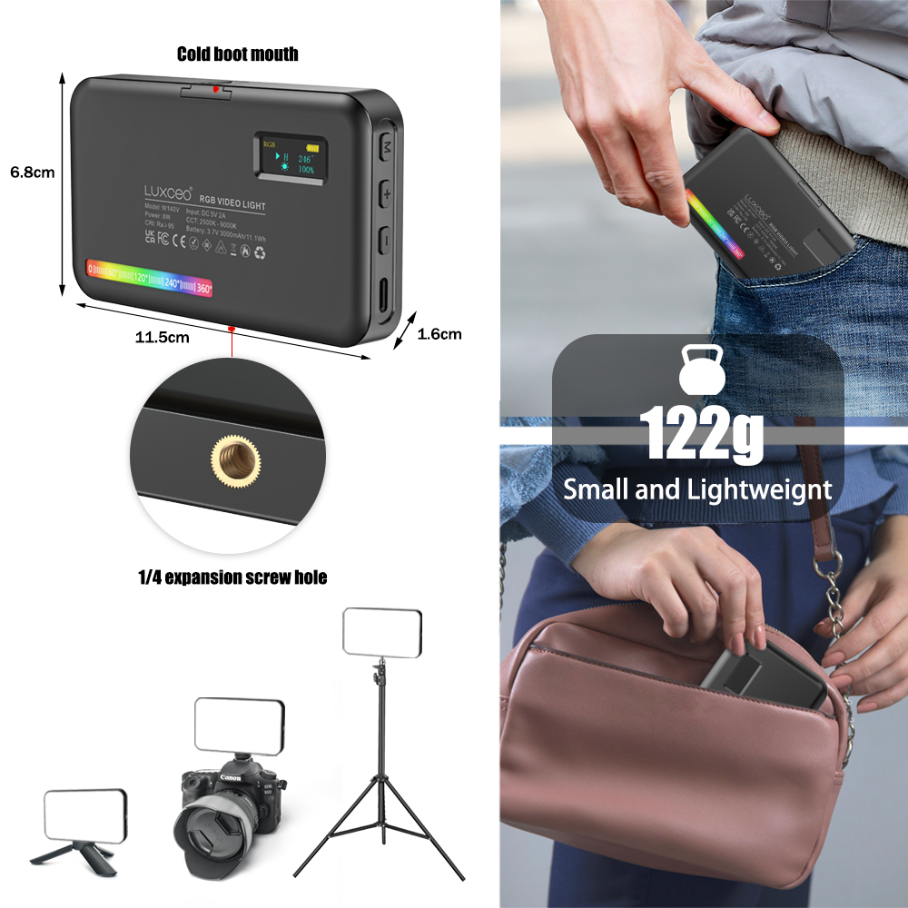 LUXCEO V10 PRO Video Light RGB - огляд і ціна Photography Umbrella Lights