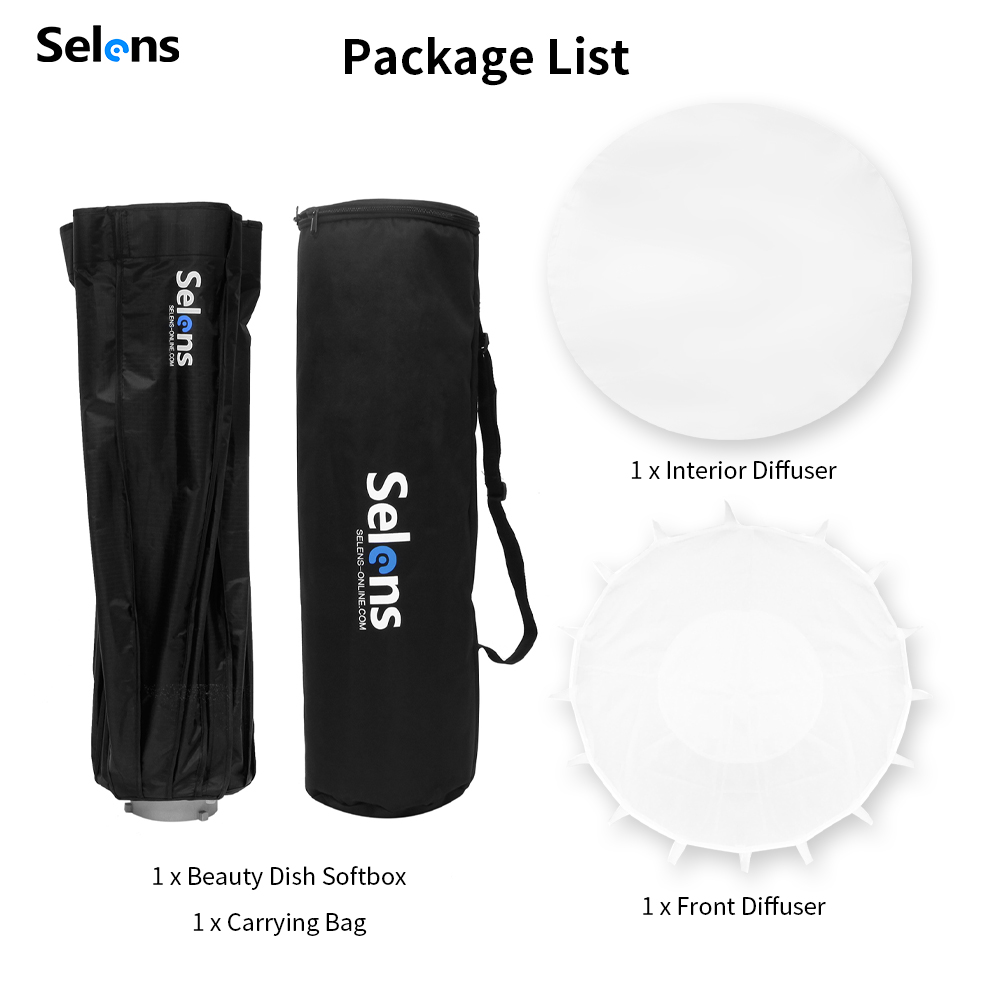 Selens 85cm Umbrella Radar Sof - огляд і ціна Photography Umbrella Lights