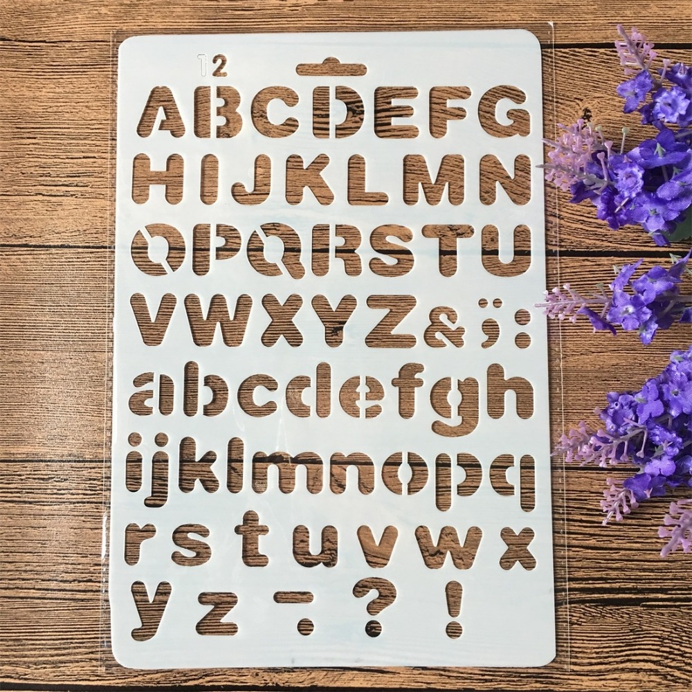 4Pcs/Set 26cm Alphabet Letters - огляд і ціна Photography Font