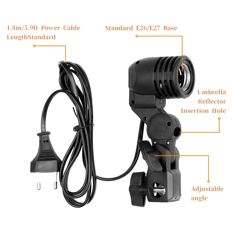 1.8m Cable Cord Light Bulb Sta - огляд і ціна Photography Umbrella Lights