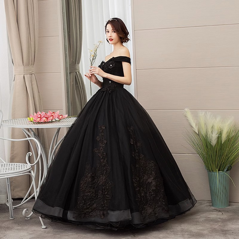 New bridal dress black off-sho - огляд і ціна Photography Solo