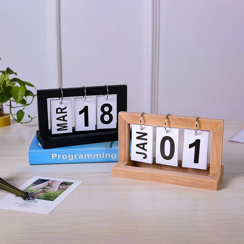Wooden Perpetual Calendar Flip - огляд і ціна Photography Date