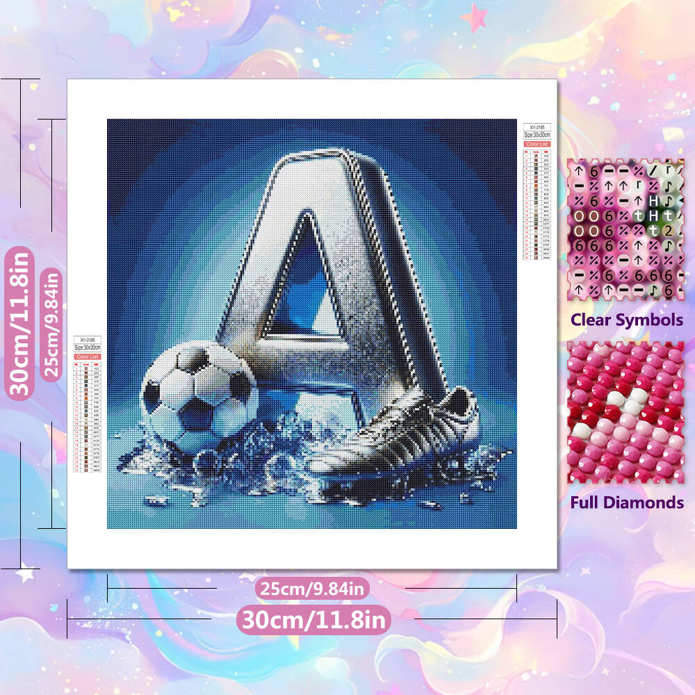 EverShine Diamond Mosaic Lette - огляд і ціна Photography Font