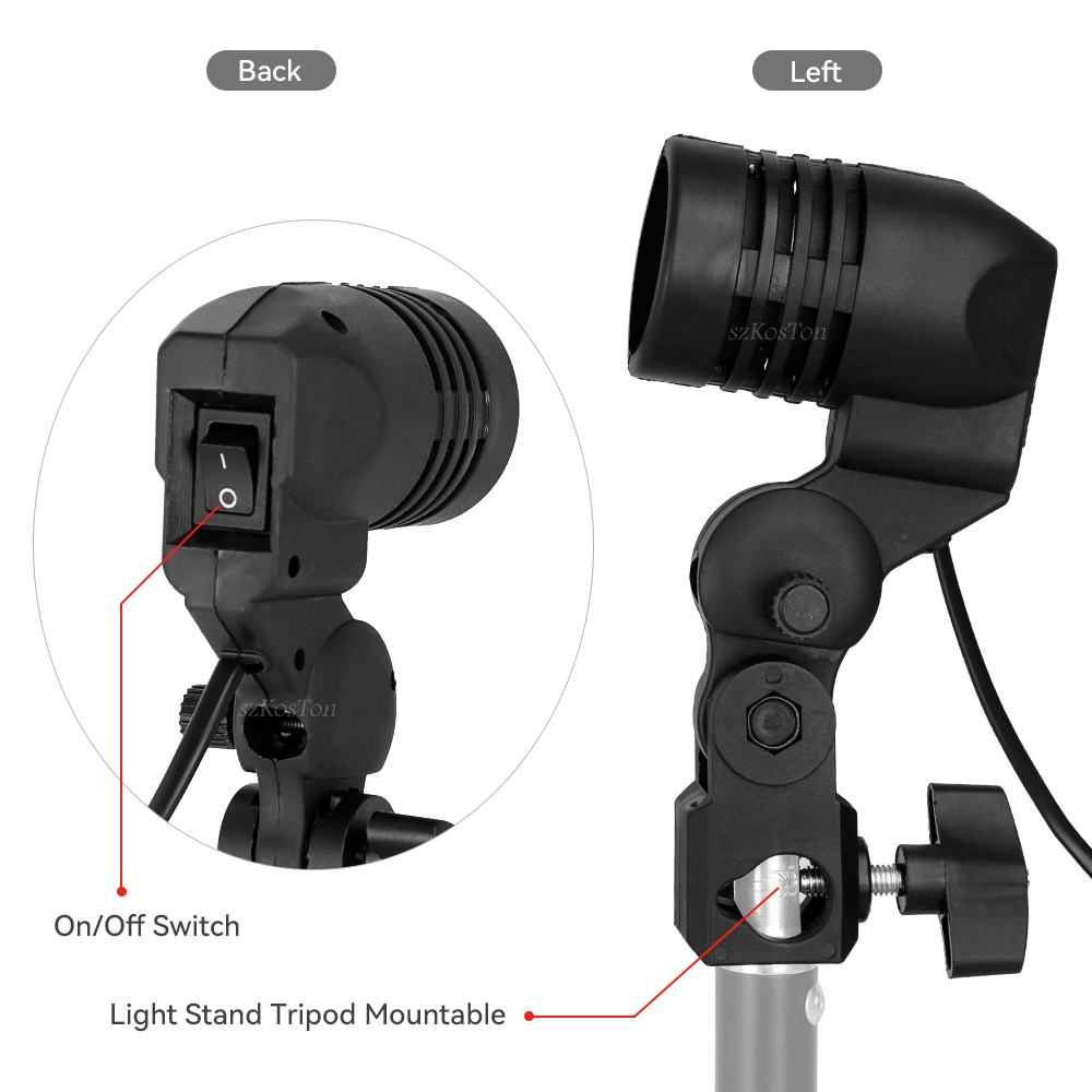 Single Head Bulb Holder E27 So - огляд і ціна Photography Umbrella Lights