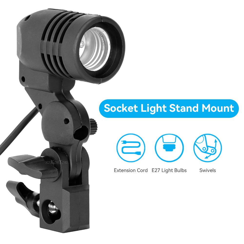 2PCS/1PC E27 Single Head Bulb  - огляд і ціна Photography Umbrella Lights