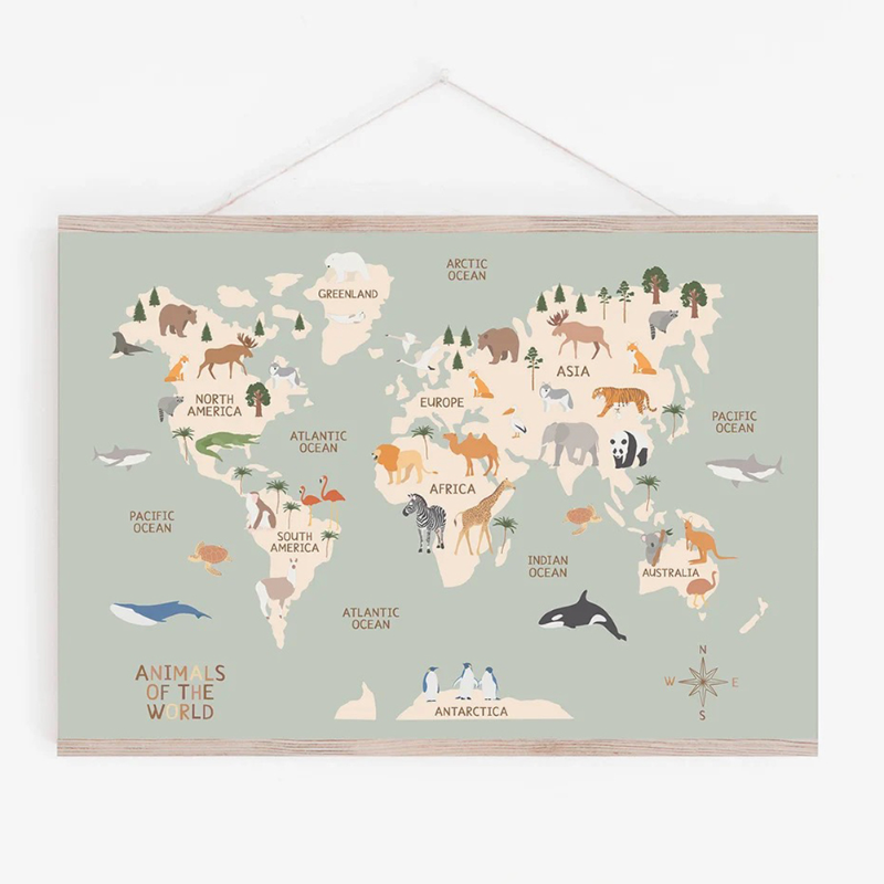 Education Poster Animal World  - огляд і ціна Photography Font