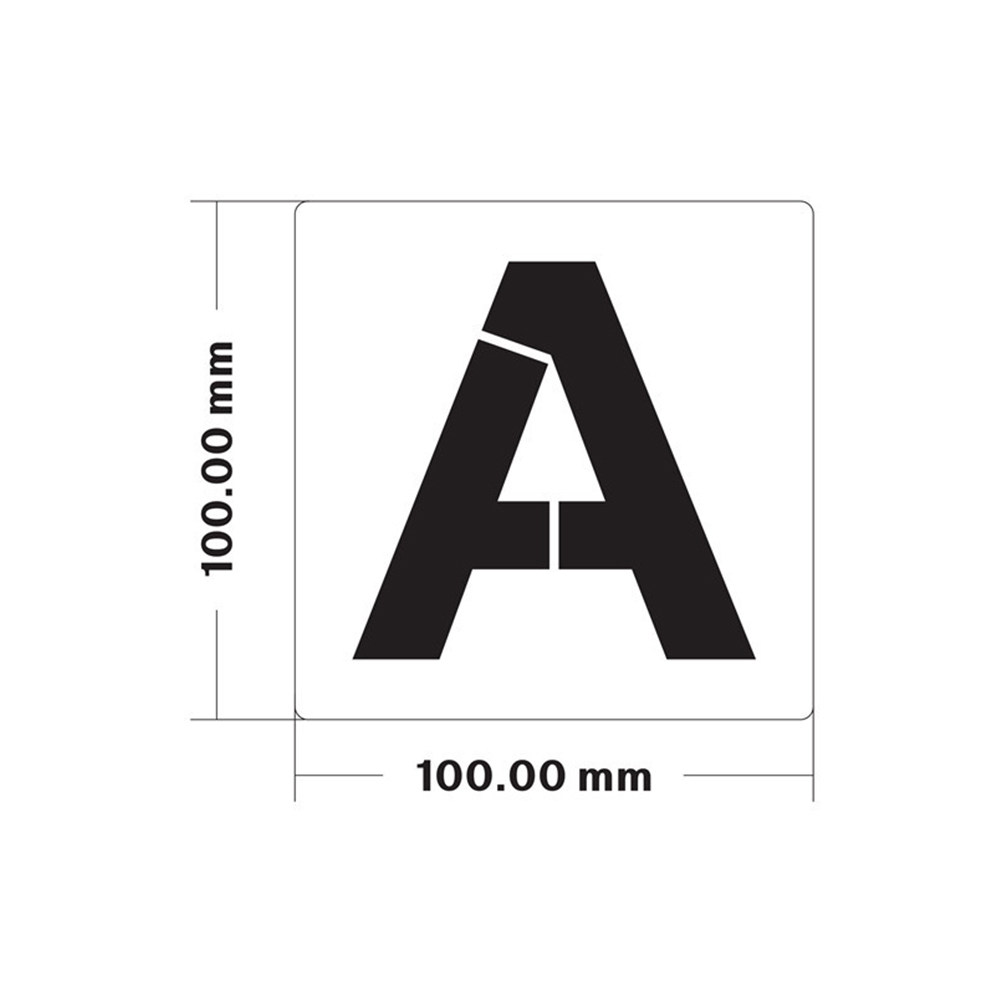 1Set Large Alphabet Stencils L - огляд і ціна Photography Font