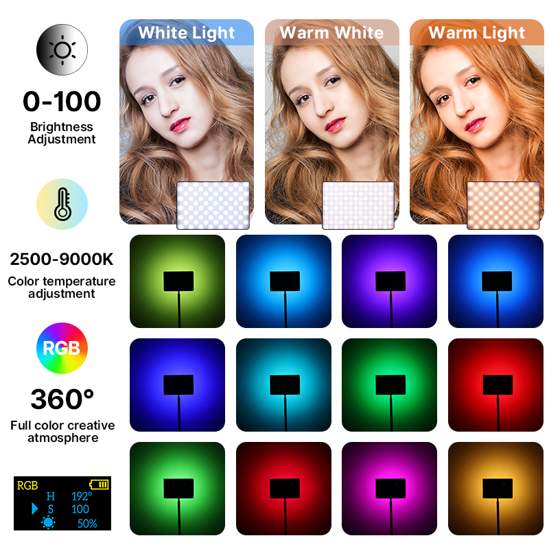 Ulanzi LT003 15W RGB Video Lig - огляд і ціна Photography Umbrella Lights