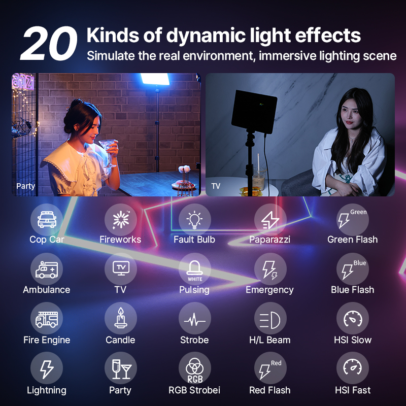 Ulanzi LT003 15W RGB Video Lig - огляд і ціна Photography Umbrella Lights