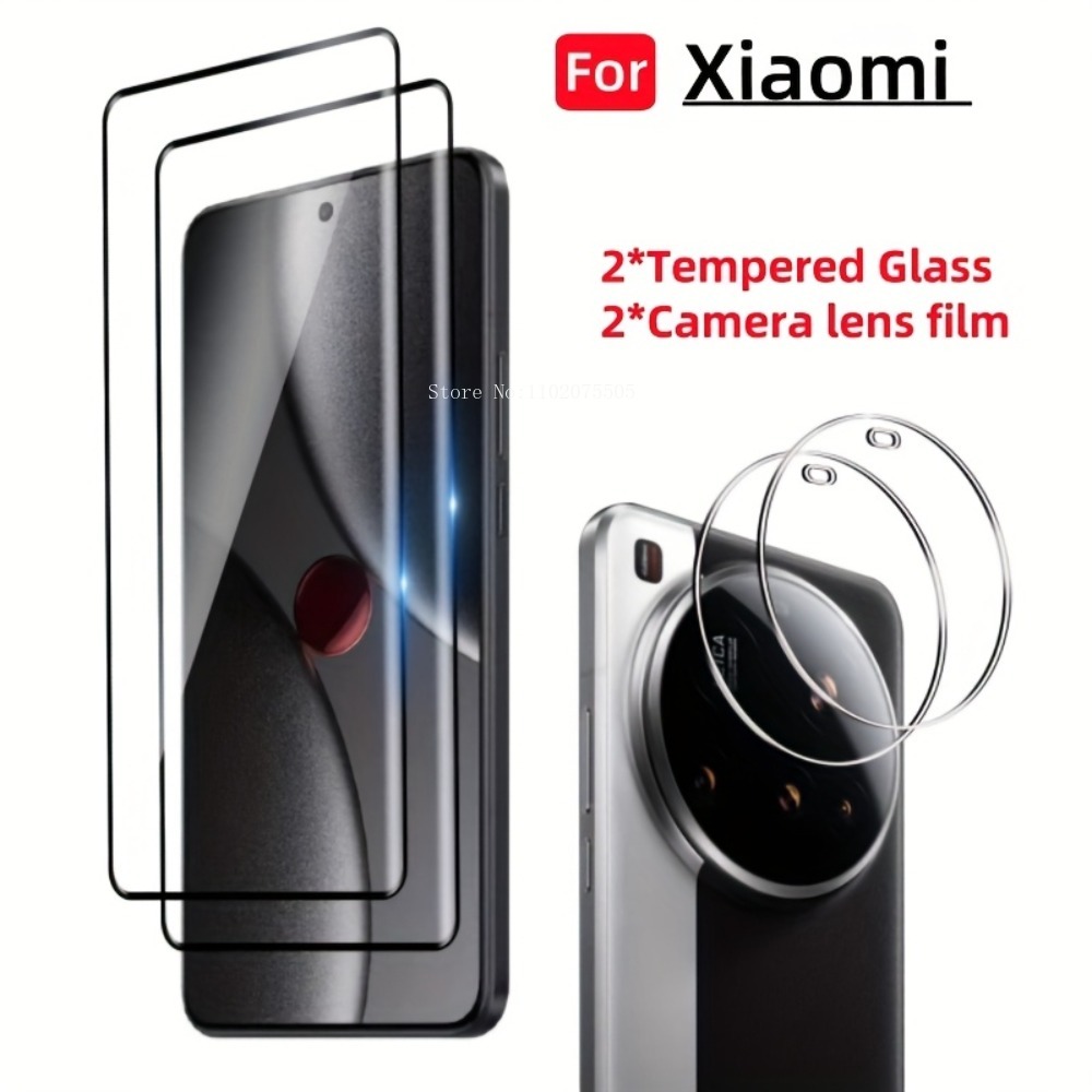 [4-in-1]2Pcs 3D Tempered Glass - огляд і ціна Photography Kit Xiaomi 15 Ultra