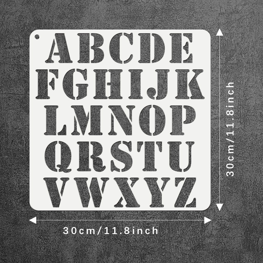 1PC 11.8inch A-Z Capital Lette - огляд і ціна Photography Font