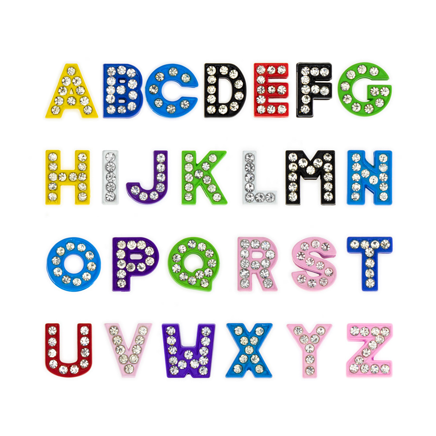 50PC/lot Hole 8MM Slide Letter - огляд і ціна Photography Font